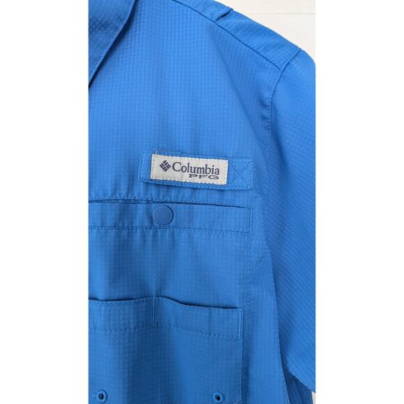Columbia Youth PFG Omni-Shade Short Sleeve Fishing Shirt - Picture 2 of 6
